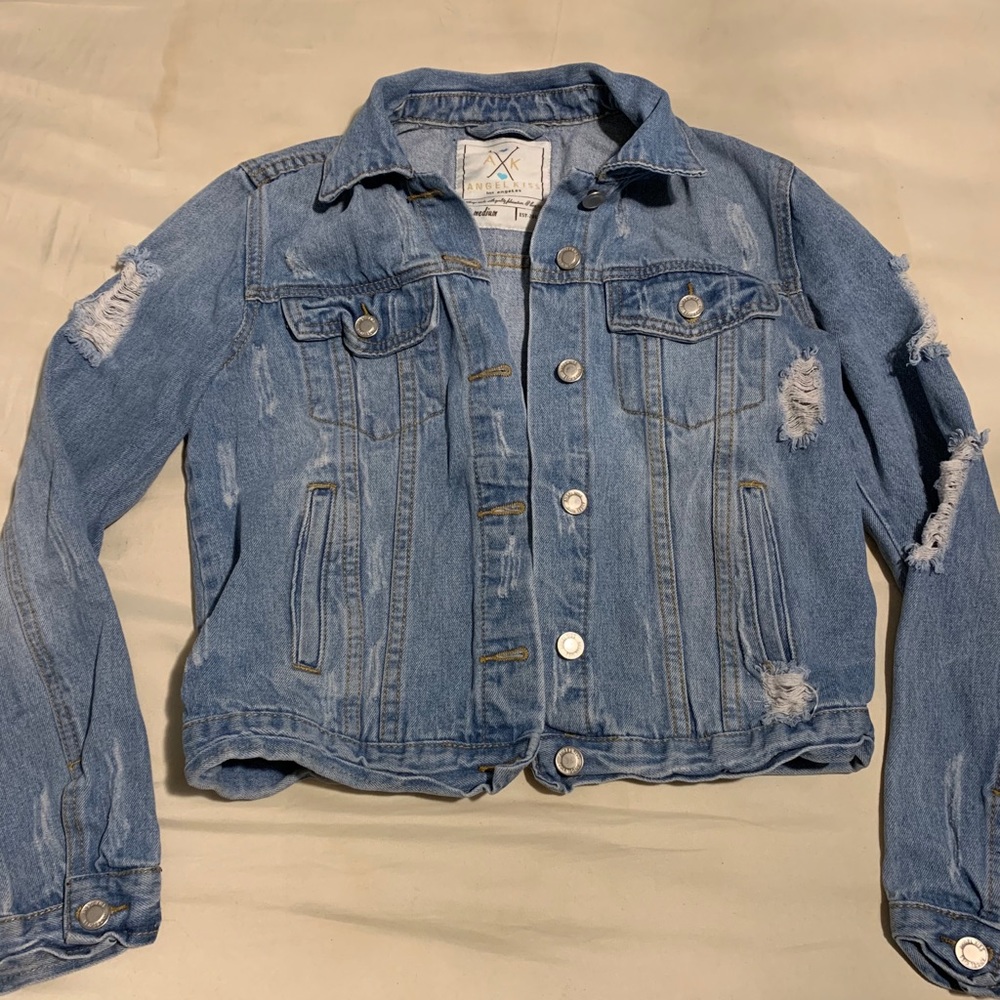 Ripped Jean Jacket